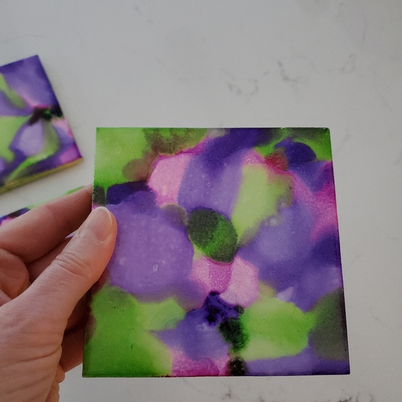 🌲 Handmade coasters - Picture 3 of 3